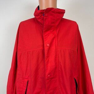 Vintage 90s Eddie Bauer Ultraex Jacket Mens Size L Red Full Zip Waterproof